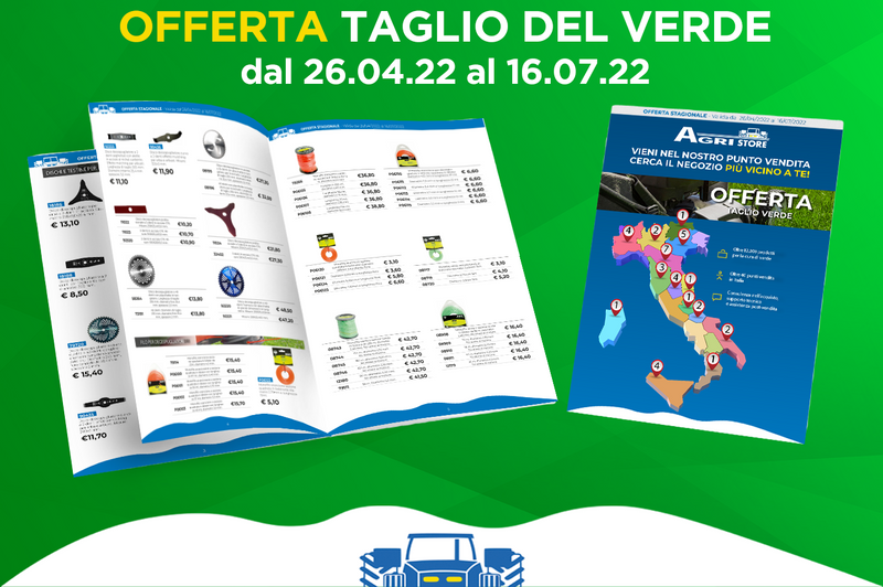 Volantino OFFERTA TAGLIO DEL VERDE